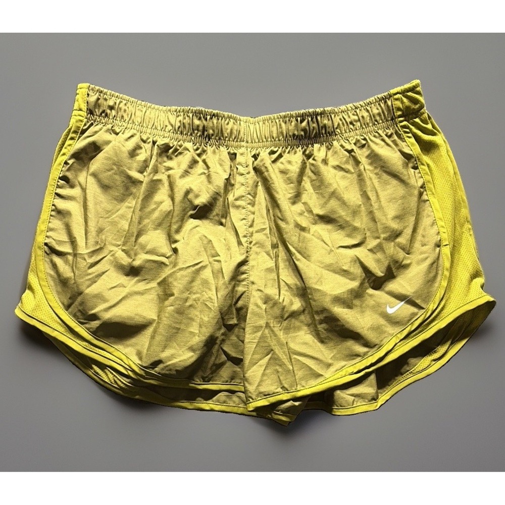 Nike Dri-FIT Tempo 3" Brief Lined Running Shorts. Moss Green Women's XL Workout.